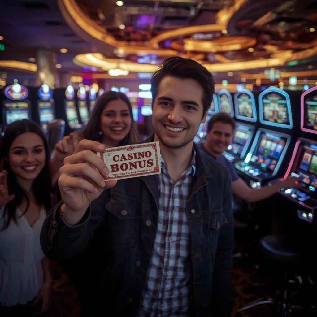 une personne tenant un bonus Together Casino