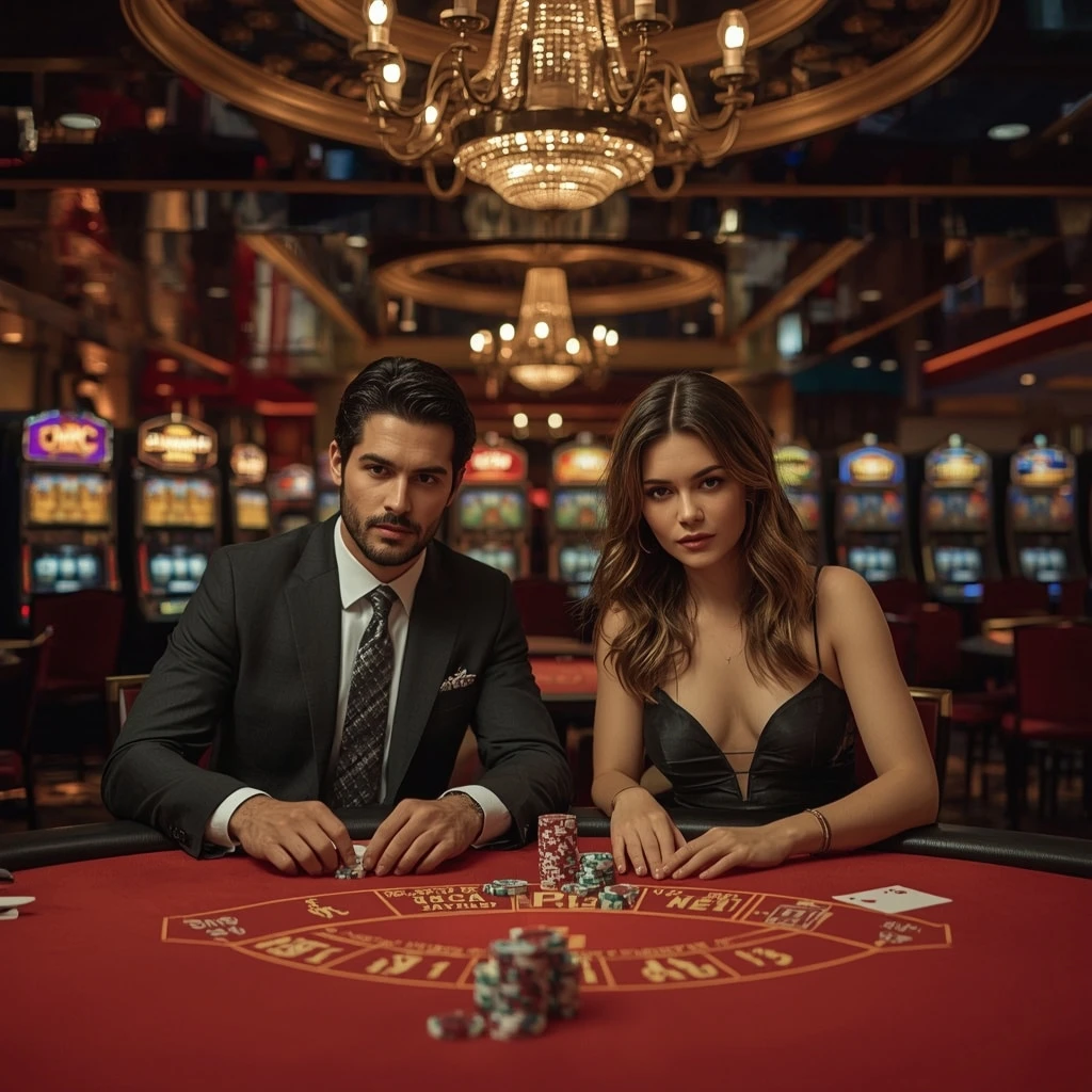Deux joueurs de poker dans un Together Casino